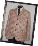 Our Ivy League Jacket, is 100% silk with 3 button closure, two inside pockets and is fully lined. 